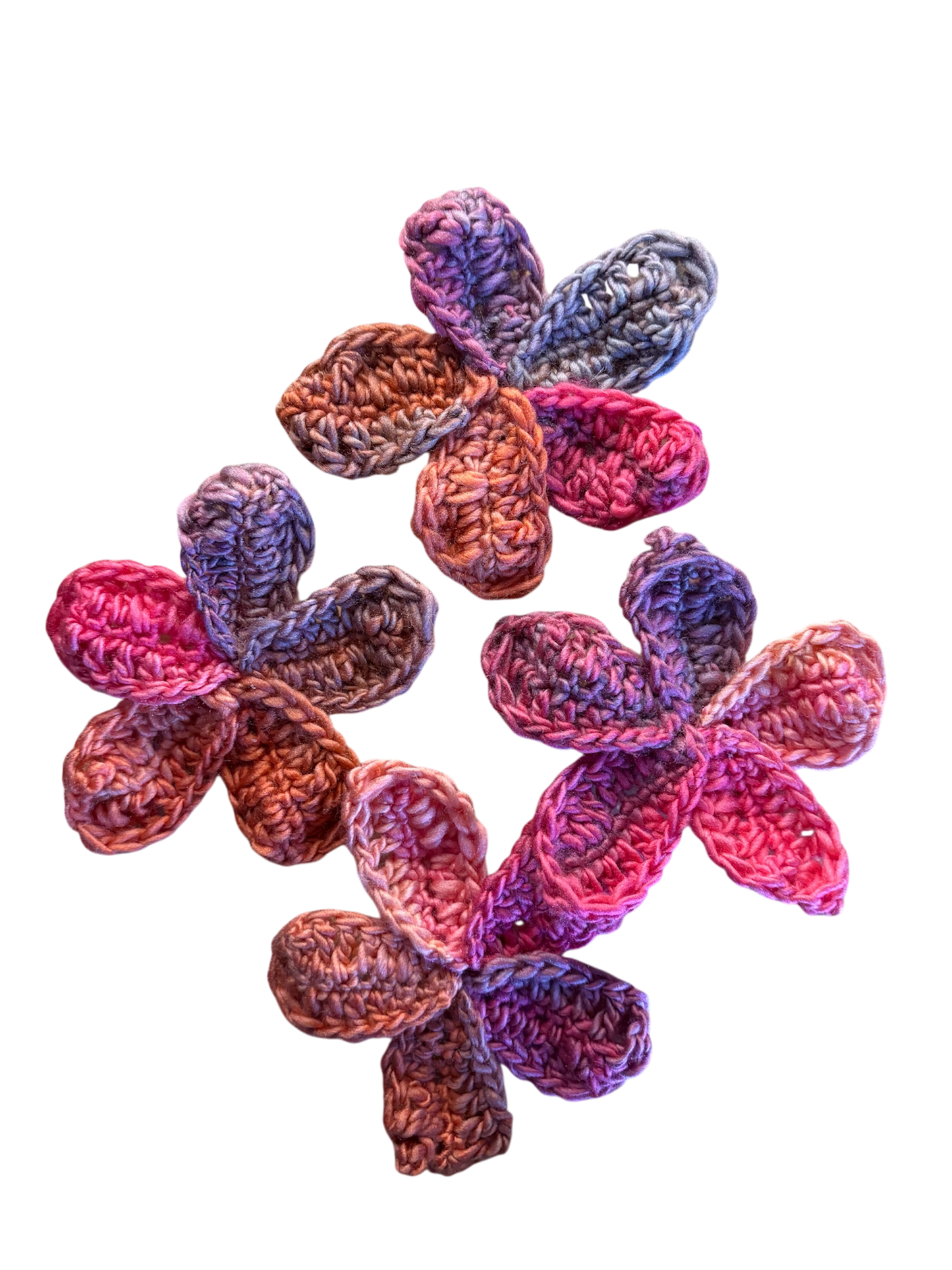 Crochet Flower Hair Clip