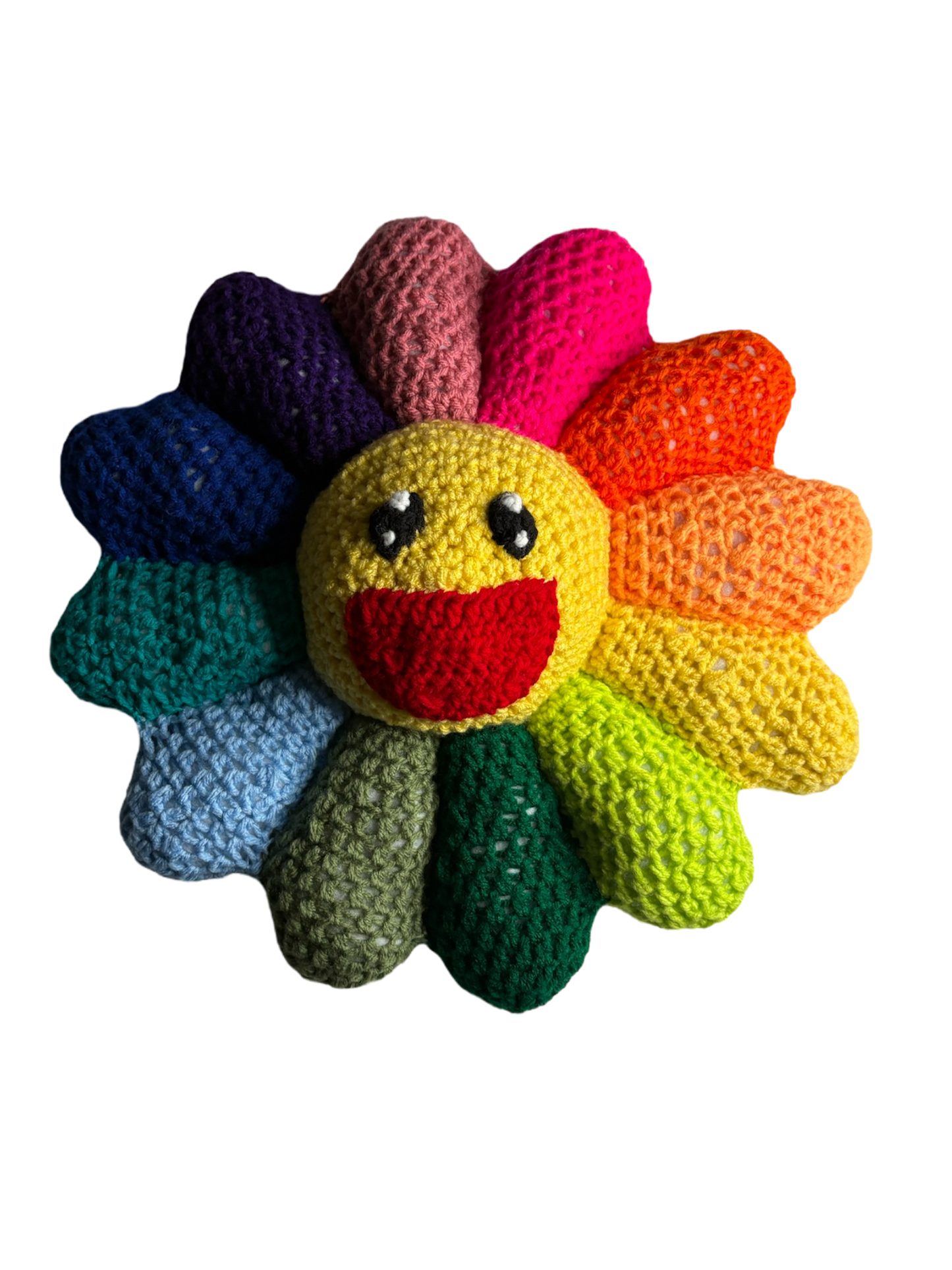 Murakami Crochet Pillow