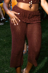 Boho Fold Over Capri