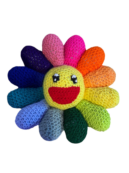 Murakami Crochet Pillow