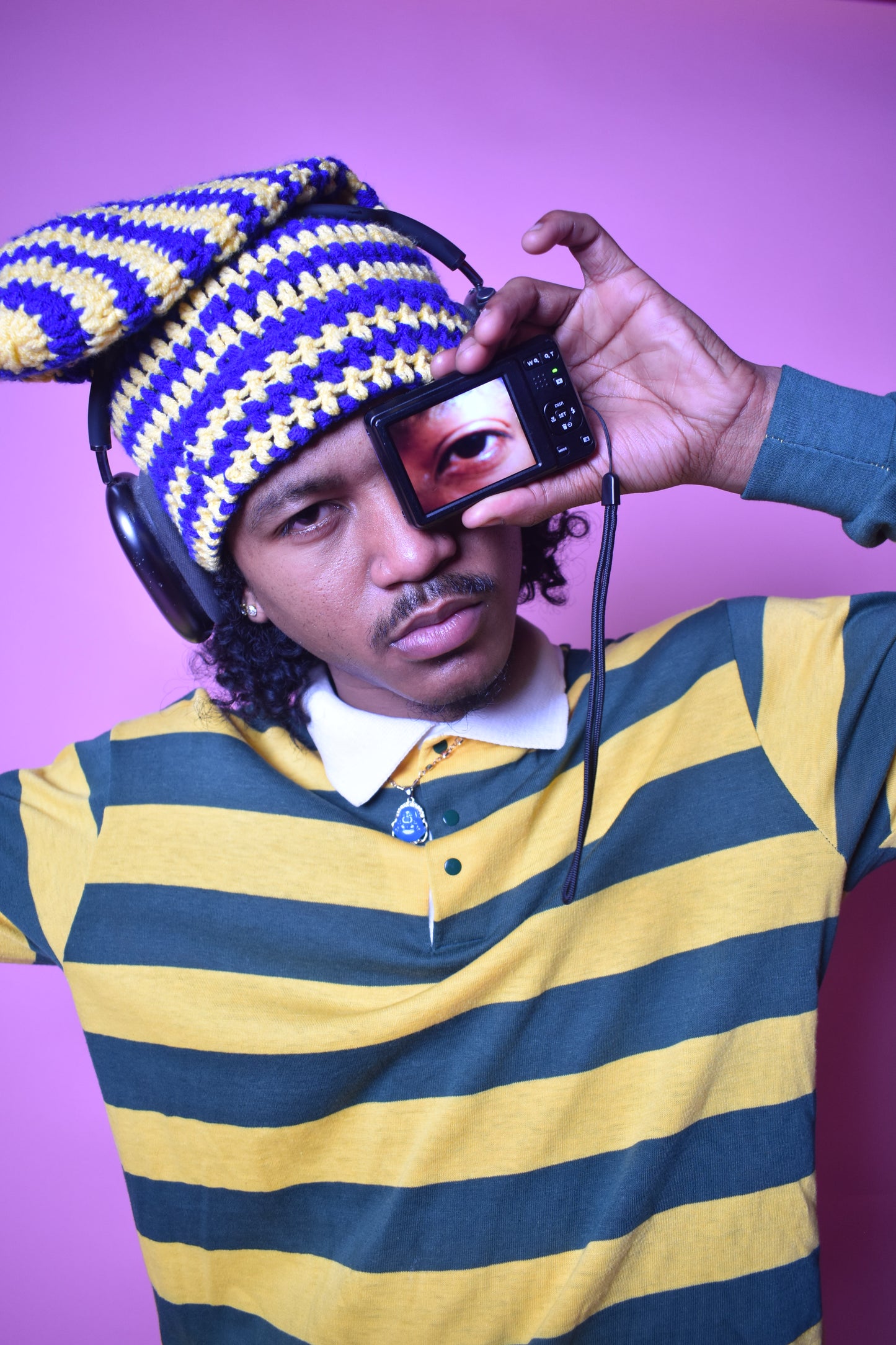 Stripes Slouchy Beanie