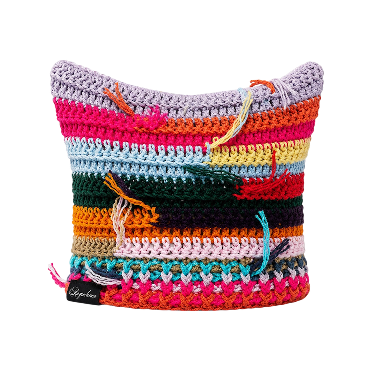 Gorro de gato con restos de hilo