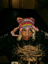 Multi-Color Cat Beanie