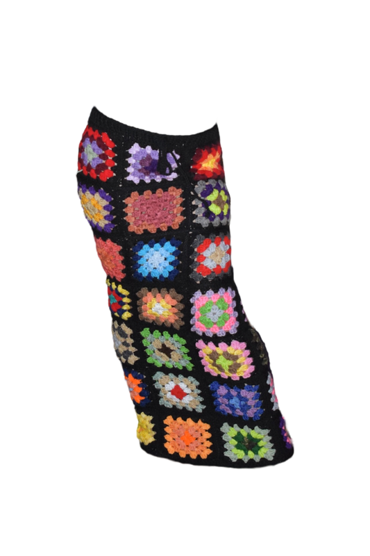 Granny Square Maxi Skirt