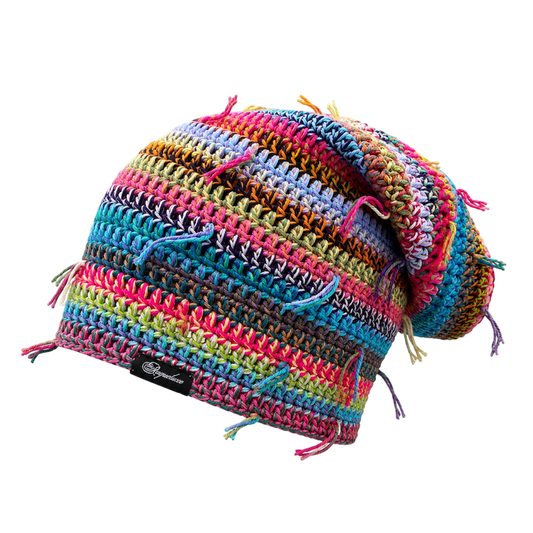 Multi-Color Slouchy Beanie